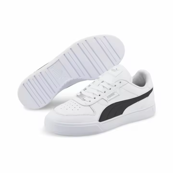 Zapatillas Puma Caven Dime Blanco Negro Silver  384953-04 - 1