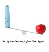 Paraguas Solar Ultra Ligero De 110g Paraguas De Pluma Portátil Para Protección Solar Resistente Al Viento Y Lluvia Para Adultos - details 10