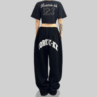 Pantalones De Mujer High Waist Hip-Hop Casual Street Personality Primavera Verano 2024 Largo Ajuste Regular Estilo Ancho - details 2