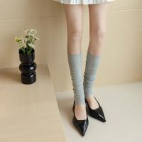 Nuevas Medias De Mujer En Color Sólido Moda Delgadas Transpirables Simple Largas Hasta La Rodilla Elegantes Calentadores De Pierna Tendencia De Calcetines Para Mujer - details 8