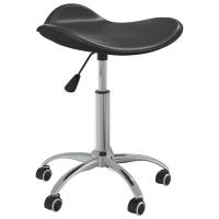 vidaXL Taburete de salón de belleza de cuero sintético en color Negro/Marrón/Crema y más | cómodas modernas ergonómicas para comedor cocina salón hogar - details 0