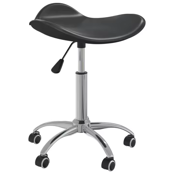 vidaXL Taburete de salón de belleza de cuero sintético en color Negro/Marrón/Crema y más | cómodas modernas ergonómicas para comedor cocina salón hogar - 1