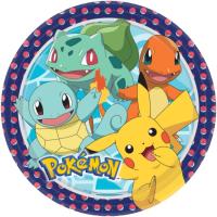 CAPRILO REGALOS & DECORACIÓN Lote de Cubiertos Infantiles"POKÉMO" (8 Vasos, 8 Platos, 16 Servilletas y Mantel 120 x 180 cm) .Vajillas. Decoración para Fiestas de Cumpleaños, Bodas, Bautizos y Comuniones. AB - details 1