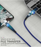 Cable De Carga Rápida USB Tipo C Para Samsung S23 S22 S21 Xiaomi Redmi Huawei OnePlus Longitud De 3m Color Negro Azul Rojo Blanco Compatible Con Varios Modelos De Teléfonos Móviles - details 5