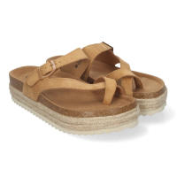 Davinia Shoes Sandalia de Mujer de Plataforma Tipo Esclava, Material Bio, Forradas de Yute, Comodas y Elegantes, Talon Abierto y Decorada con Hebilla, Ideales para Primavera-Verano Shoes&Blues.es M-238-Taupe - details 0