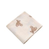 Mullidor De Algodón Para Bebé Con Estampado Floral Tapete De Muselina Para Cuna Y Baño Cubierta De Silla De Paseo Para Recién Nacidos - details 16