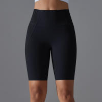 SSITO Pantalones cortos con bolsillos para Gimnasio y Yoga, pantalones cortos de secado rápido para trotar, entrenamiento de Cycling activo, Pantone cortos de Gimnasio para entrenamiento, Fitness, High Belt - details 8