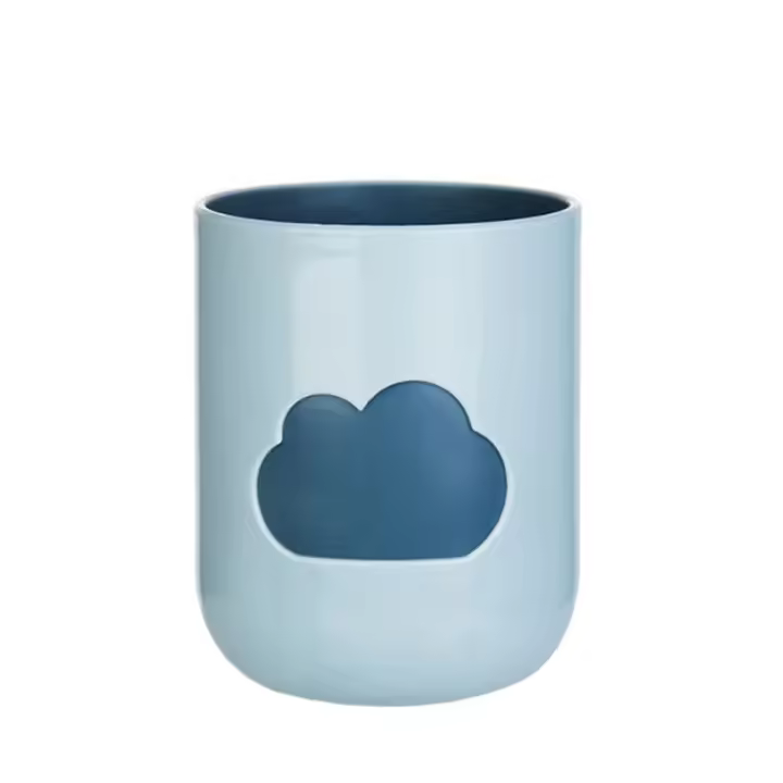Taza De Dientes Inquebrantable Para Baño 10oz Plástico Resistente Vaso De Agua Para El Baño Unisex - 1