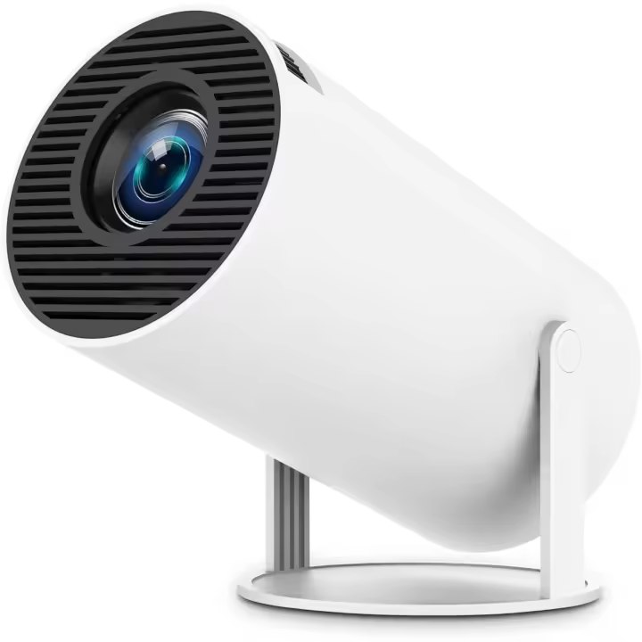 Miniproyector con WIFI 6 y Bluetooth, compatible con proyector portátil 4K 1080P, aplicaciones Integras, corrección trapezoidal automática, para computadora portátil, PC y teléfono inteligente. - 1