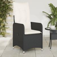 vidaXL Silla de jardín reclinable con cojines ratán sintético en color Beige/Marrón/Negro y más | cómodas modernas ergonómicas para comedor cocina salón hogar - details 2