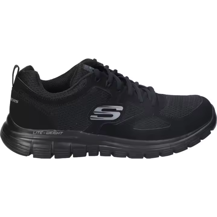 SKECHERS | Deportiva Skechers Burns Agoura para Hombre – Zapatillas en Color Negro – Sneakers con Cordones – Plantilla Memory Foam – Cómodos y Versátiles – Modelo 52635-BBK - 1