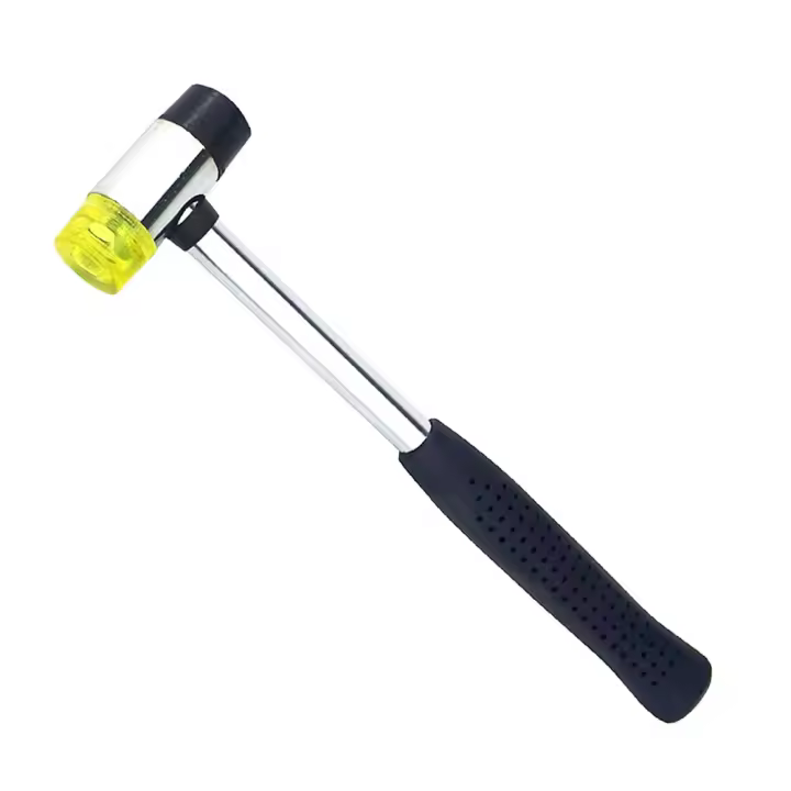 Martillo De Goma Pequeño 25mm Herramienta Multifuncional Para Joyería Y Artesanía Con Mango De Acero Para Montaje - 1