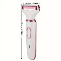 Depiladora corporal 4 en 1 para depilación de axilas, Afeitadora eléctrica para pelo de piernas y bikini, afeitadora de tijera, recortadora para mujeres - details 7