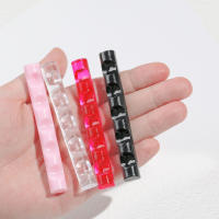 Soporte De Acrílico Para Pinceles De Uñas Y Rotuladores De 5 Cuadrículas Organizador Transparente Para Gel De Uñas Y Pintura - details 3
