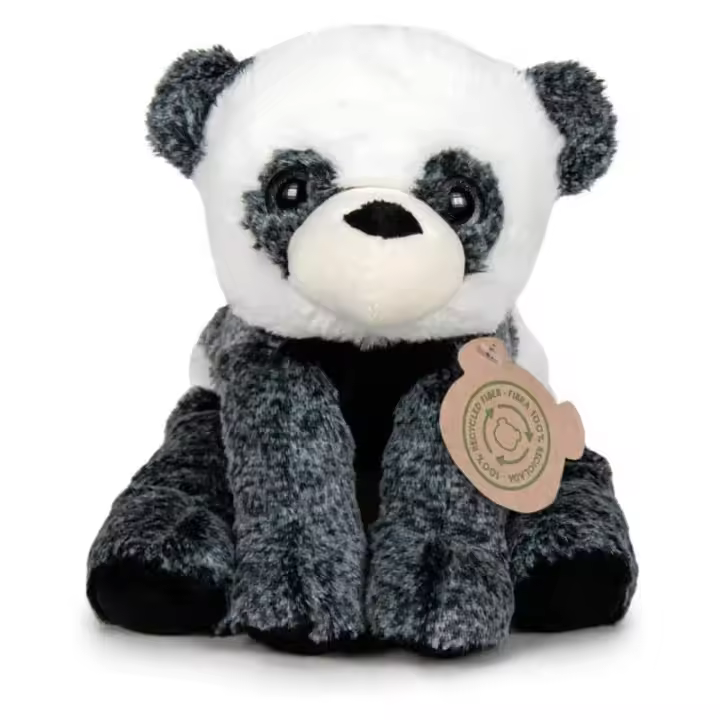 Peluche reciclado de oso panda 27cm Nature Collection Endangered Animals - 1