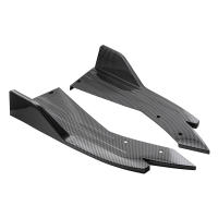 2PCS Almohadilla De Parachoques Trasero Universal Para Coche Fins De Parachoques Laterales Protector De Bumper En Fibra De Carbono ABS - details 4