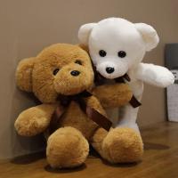 Oso De Peluche Grande 30cm En 16 Estilos Rosa Gris Blanco Suave Muñeco De Peluche Juguetes Para Niños Y Niñas Regalo De Cumpleaños - details 14