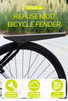 RRSKIT Guardabarros Para Bicicleta Desmontable Protector De Barro De Plástico Suave Resistente Para Bicicleta Accesorios De Rueda Delantera Y Trasera - details 0