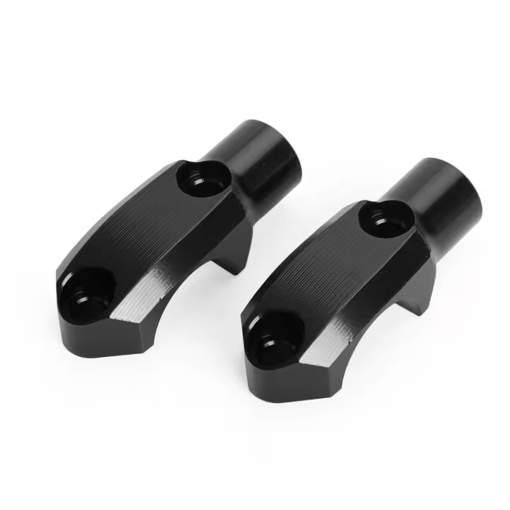 Areyourshop Adaptador De Montaje De Espejo Retrovisor Trasero Para Motocicleta De Aluminio CNC 7/8" 22mm Ajuste Para Master Cylinder 10mm - 1