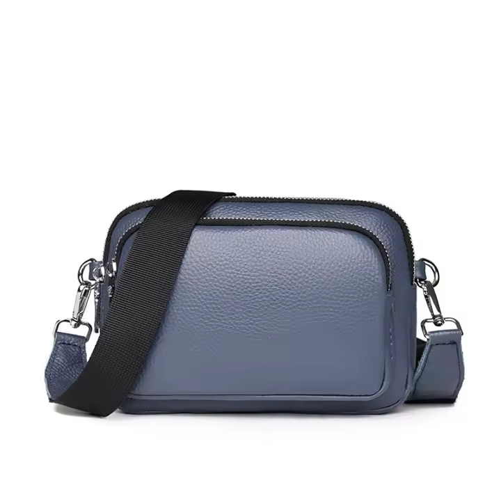 Bolsos Bandolera para Mujer Piel Bolso de Hombre de Pequeño Multifunción con 3 compartimentos Grandes - 1