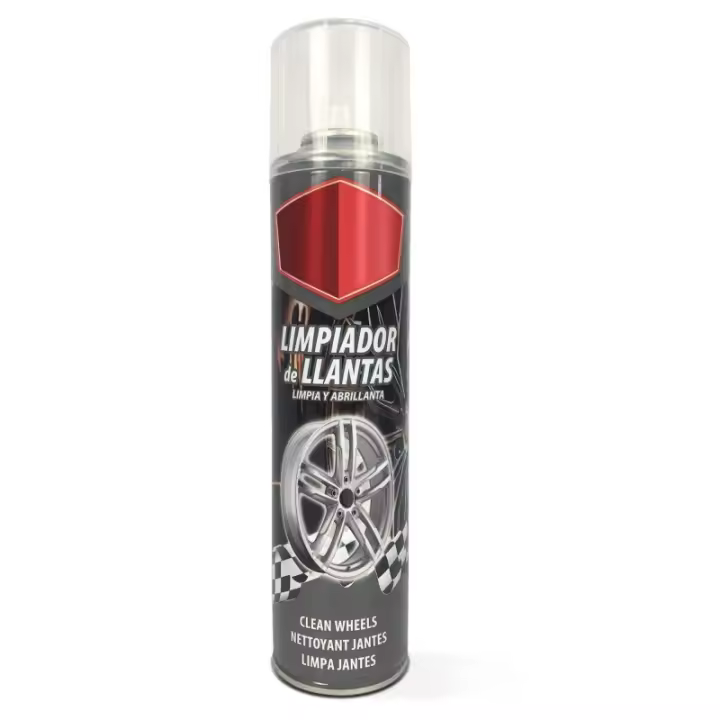 TIENDA EURASIA - Limpiador de Llantas en Spray, 400ml, 7x25cm, Limpia y Abrillanta para Coche y Moto - 1