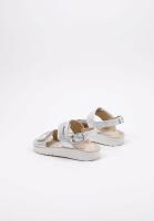 Geox J SANDAL COSTAREI GIRL  Sandalia Plana Niña Plateado - details 3