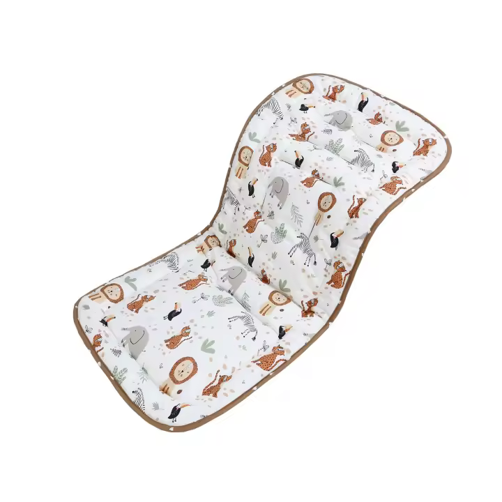 MOV-Colchoneta Silla Paseo Universal, Algodón Funda Carrto Bebe Universal, Funda Carro Bebe Universal de Doble Cara, Colchoneta Carro Bebe Universal, Colchoneta Silla Bebe para Bebés 77x34cm - 1