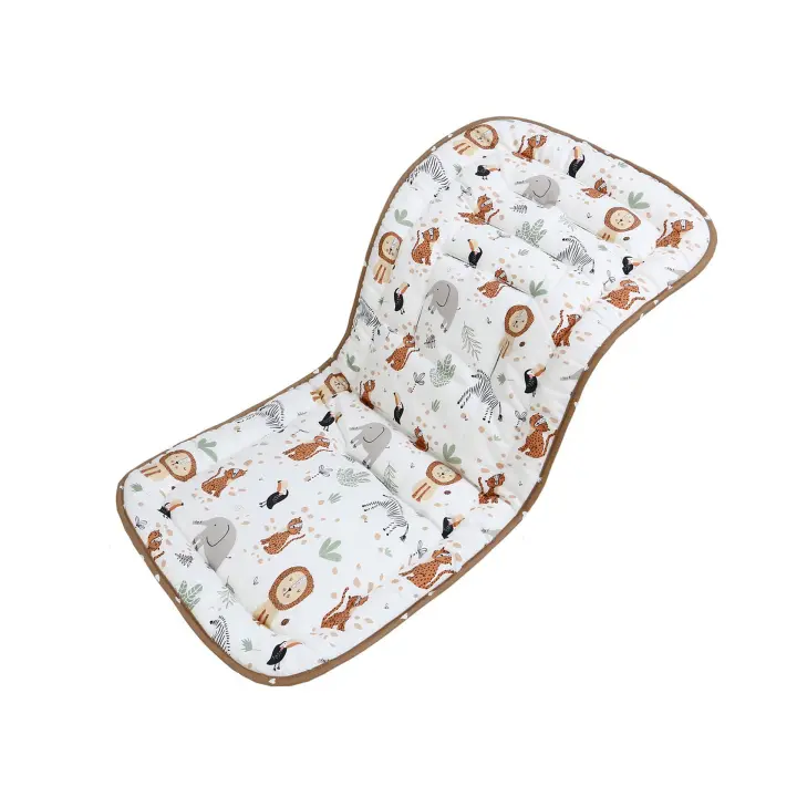 MOV-Colchoneta Silla Paseo Universal, Algodón Funda Carrto Bebe Universal, Funda Carro Bebe Universal de Doble Cara, Colchoneta Carro Bebe Universal, Colchoneta Silla Bebe para Bebés 77x34cm - 1