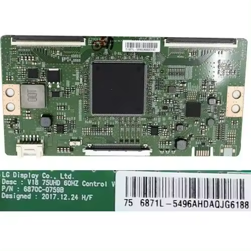 Placa T-Con 6870C-0759B, LG 75UK6500PLA - 1