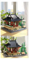 Bloques De Construcción Pequeños WG5236 Serie Arquitectura Histórica Chino Zuiwengting Juguete De Montaje Para Niños Regalo Para Niños De Edad Varía Material ABS - details 6