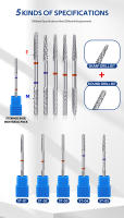 1PC Bit De Uñas Profesional De Carburo De Tungsteno Doble Cabeza Para Limpieza De Cutículas Y Cuidado De Uñas Accesorios De Herramientas De Belleza - details 5