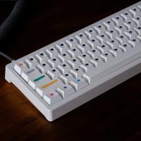 GMK Cherry Profile V2 Con Puntos PBT Keycap Para Teclado Mecánico PC Gamer Personalizable Blanco Alice80 2.25U 2.75U 7U Spacebar MX Switch - details 1