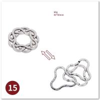 Juego De Rompecabezas Mágico De Metal Clásico IQ Juguete Estimulante Para Cerebro Desafío Inteligente Regalo Divertido Para Niños Y Adultos - details 14