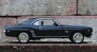 Modelo De Coche De Metal Chevelle SS Camaro 1969 En Escala 1:36 Color Mate Negro Para Coleccionistas Y Juguetes A318 - details 6