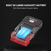 Lámpara Frontal LED Sensor Mini Ajustable Impermeable Recargable Por USB Para Camping Pesca Y Actividades Al Aire Libre - details 7