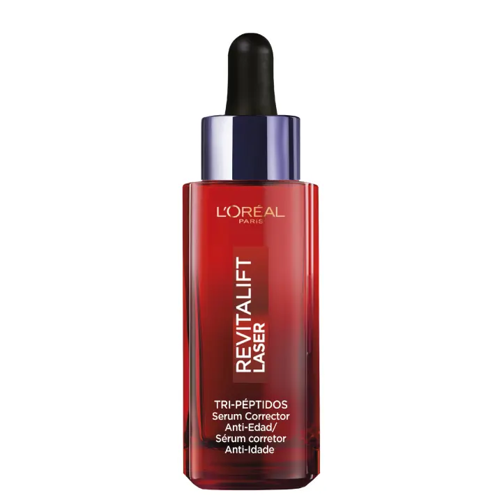 L'Oréal Paris Sérum Corrector Anti-Edad Revitalift Laser TRI-PÉPTIDOS + ÁCIDO HIALURÓNICO + VITAMINA Cg 30 ml - 1