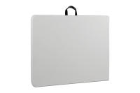 Cofan Mesa Plegable Rectangular con bloqueo de seguridad | Color: Blanco | Medidas desplegada: 180 x 70 x 72 cm - details 2