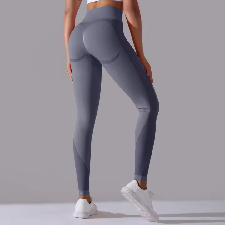 Mallas de Yoga de Nailon para Mujer, Pantones de Belta Alta, elásticos, ajustados, transprables, para entrenamiento - 1