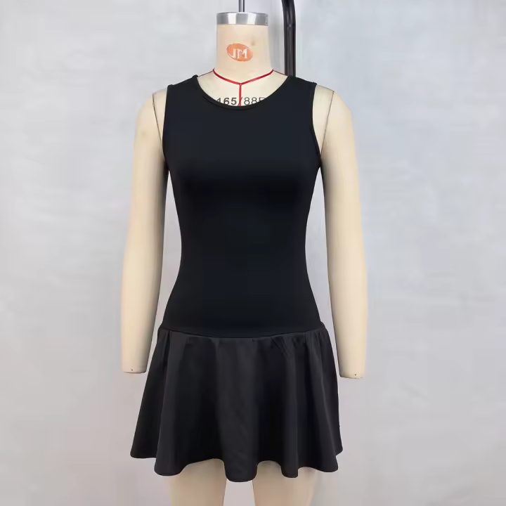 Vestido De Encaje Estampado Explosivo Sin Espalda Para Mujer Estilo Francés Elegante Y Moderno Para Verano Vestido Sexy Y Club - 1