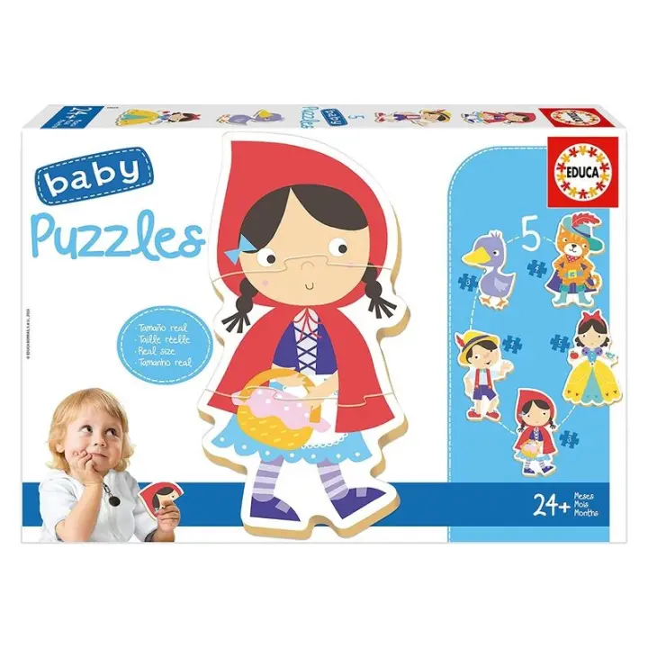 Set puzzles Educa Baby Érase una vez con varios niveles de dificultad - 1