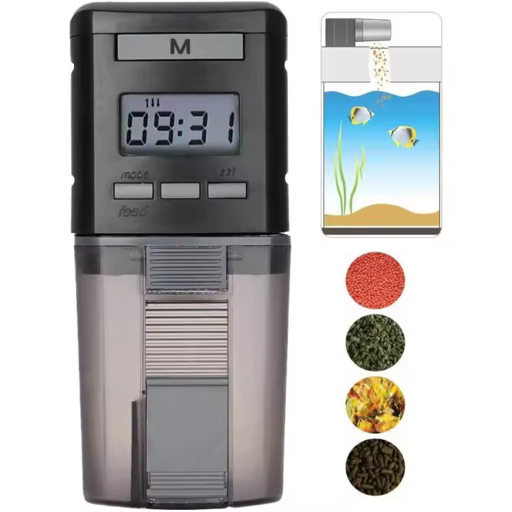 Alimentador automático de alimentos para Peces de Acuario - 1