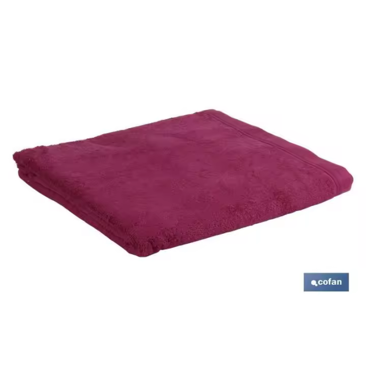 Toalla ducha púrpura gr.580/m2 modelo mar rojo 70x140cm - 1