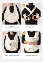Mochila cómoda para mascotas, bolsa de transporte para perros, viajes al aire libre, transpirable, diseño cruzado, bolsa de pecho, suministros, accesorios para mascotas - details 10