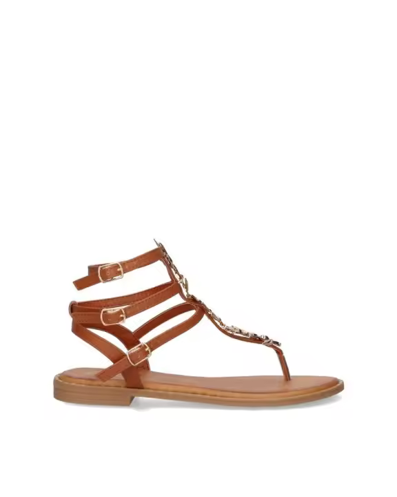 Sandalias EXE Mujer Marrón P4015 7 - 1