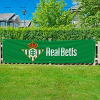 Bandera Larga De Jardín Para Exterior Y Garage Decoración De Pared Tapiz Reals M-betis-E Cf Tamaño Variado Impresión Single-sided - details 5