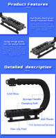 Soporte portátil en forma de U para cámara de fotografía, Kit de estabilizador Steadicam en forma de C para SLR DV - details 1