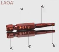 LAOA S2 Juego De Puntas De Destornillador Hexagonal Extensas Para Destornillador Eléctrico Tamaños H1.5 H2.0 H2.5 H3.0 H4.0 H5.0 H6.0 Acero De Aluminio Magnético No Personalizado - details 3