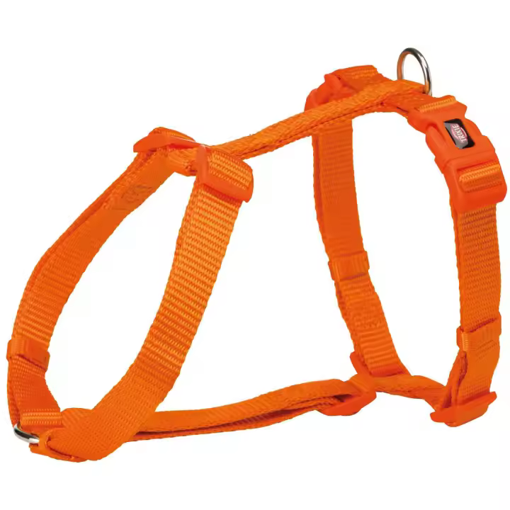 Trixie Arnés Ajustable Premium Papaya para Perros Talla XS-S con Correa Plana y Dos Hebillas - 1