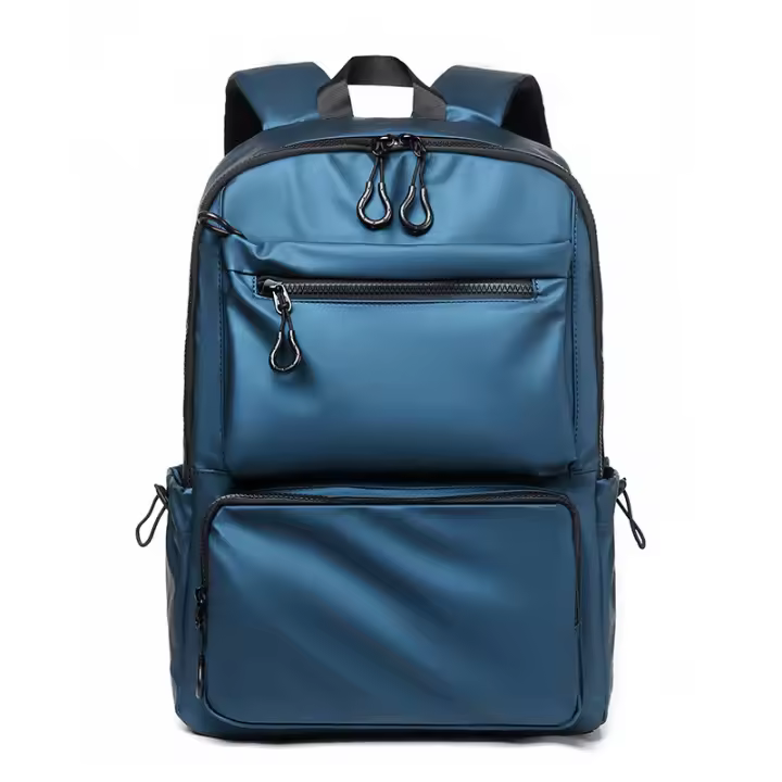 Mochila para hombre de 15,6 pulgadas, mochila de viaje, bolso informal para computadora, bolso escolar para estudiantes de tendencia de moda de estilo coreano, bolso para computadora - 1