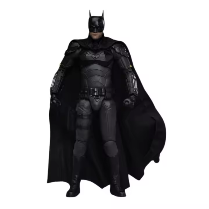 Figura articulada de "Batman" a escala 1/9, tamaño aprox. 21 cm. Viene con accesorios. - 1